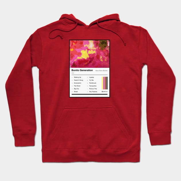 Bonito Generation Tracklist Hoodie by fantanamobay@gmail.com